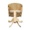 International Concepts Round 42 in Round Dual Drop Leaf Pedestal Table, Natural, 42 W, 42 L, 29.5 in H, Wood, Natural T01-42DP - alternate 9